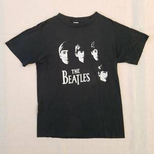 魅惑のバンドT特集! 80s『THE BEATLES(ザ・ビートルズ) / with the beatles』半袖Tシャツ CHED By Anvilボディ 米国製 ブラック L／ロックT