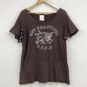 初期 UNDERCOVER 04AW BUT BEAUTIFUL 変形 Tシャツ ブラウン Sサイズ アンダーカバー 半袖 カットソー Tee VINTAGE archive 2100132