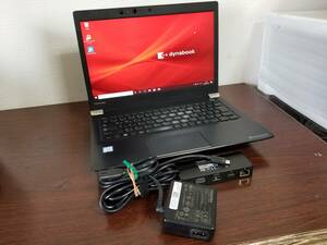 436 美品 東芝 dynabook U63DN Core i5 第8世代 (8350U)◆メモリ8GB◆M.2 SSD256GB◆13.3インチFull HD◆Win10 PC Office 2021 laptop