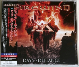 ◇ ファイアーウィンド FIREWIND デイズ・オヴ・ディファイアンス Days Of Defiance 初回限定 ステッカー付き 日本盤 帯付き 新品同様 ◇