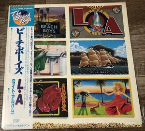 LP【ROCK】The Beach Boys / L.A. (Light Album)【25AP 1346・79年国内盤ORIG・帯付き・ビーチボーイズ・Brian WilsonWilson】