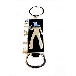 キーホルダー ロカビリーファッション Key Chain Bottle Opener メタル キーチェイン エルヴィス プレスリー 50s