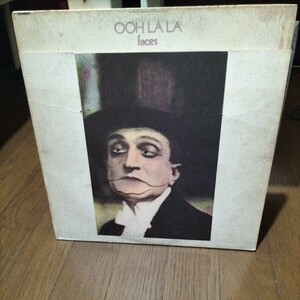 ロック輸入盤中古レコード　Faces OOH LA LA 1973年　米盤ギミックジャケ　フェイセズ　ロッドスチュワート、ロン・ウッド　LP