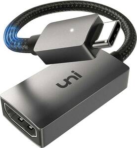 USB C HDMI 変換アダプタ uniAccessories タイプ C HDMI 変換アダプター [4K映像出力]/465