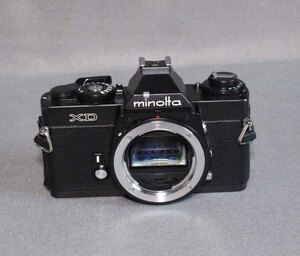 [tB267]カメラ ミノルタ XD minolta 一眼レフ ブラック　ボディ　 camera body 