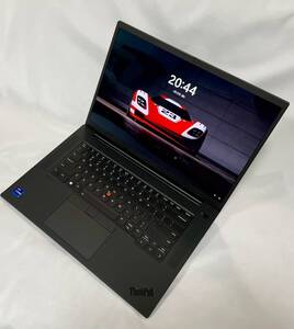 未使用近 ThinkPad P1 Gen6 - MS Office 2021 LTE 付き - CPU i7 / MEM 32GB / SSD 2.5TB / LCD OLED 4Kタッチ / 顔認証カメラー