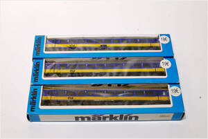 「１円スタート」Marklin HO 4164, 4165, 4264 NS 客車　３両　中古品（管理番号：T0131）