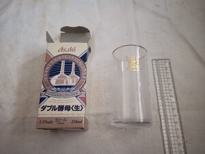 アサヒビール　ダブル酵母生　オリジナルグラス　当時物　４ヶセット未使用品　