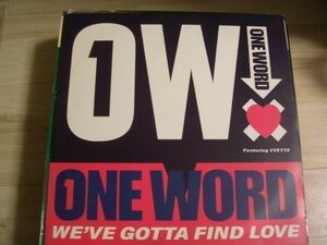 ●HOUSE 12”●ONE WORD FEAT. YVETTE/WE