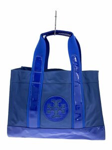 TORY BURCH◆汚れ有/トートバッグ/-/ブルー