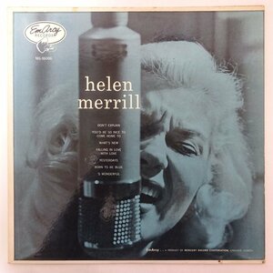 14031637;【US盤/Mercury/青銀ラベル/深溝/ＭＯＮＯ/フラット/コーティング】Helen Merrill / S.T.