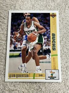 Alvin Robertson 1991 Upper Deck Milwaukee Bucks