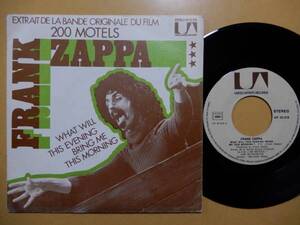 Frank Zappa-What Will This Evening Bring Me This Morning★仏Orig.7”