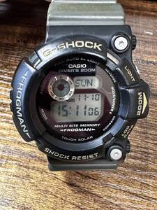 CASIO G-SHOCK FROGMAN GW-200TC メンズ ソーラー 純正二次電池交換済み