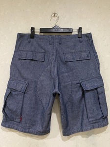 ※WTAPS ダブルタップス Mil-spec ヘリンボーン　カーゴ ハーフ ショート デニム パンツ M 　　　　　　　　　　　 BJBA.G