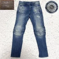 【超レア】G-Star RAW 3D SLIM 5620 ダメージジーンズ　M位