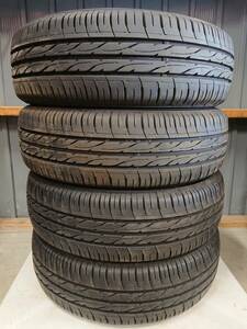 札幌 引き取り可 175/65R14 4本 DUNLOP ENASAVE EC203 格安溝あり 夏タイヤ中古 フィットパッソノート など IK-379