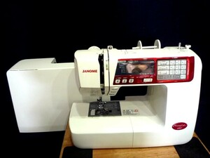 1000円スタート ミシン JANOME MEMORYCRAFT4900 MODEL 809 ジャノメ ハンドクラフト 手工芸 通電確認済み ケース付 9 ミシンS1016