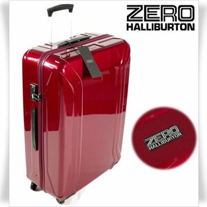 新品1円～★定価7.1万 ZERO HALLIBURTON ゼロハリバートン 4輪キャリーケース スーツケース 85L TSAダイヤルロック レッド 静音 ◆5802◆