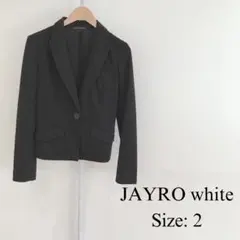 【美品】 JAYRO white レディース アウター ジャケット ブラック系