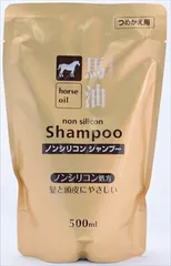 馬油シャンプー詰替５００ｍｌ 【 コスメステーション 】 【 シャンプー 】コスメＳ 馬油シャンプー詰替５００ＭＬ