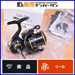 【美品☆機関良好】ダイワ 21 カルディア LT 4000S-C ハンドルノブ カスタム DAIWA CALDIA スピニングリール シーバス サクラマス SLJ CKN