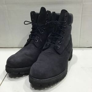 【Timberland ティンバーランド 】10073 6インチ プレミアム ウォータープルーフ 27.5cm ブラック スウェード 2409oki h