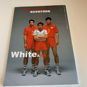 yf314@ 1999ワールドカップバレーボール 全日本男子写真集 white&red 日本文化出版 朝日健太郎 西村晃一 加藤陽一 平野信孝 バレーボール