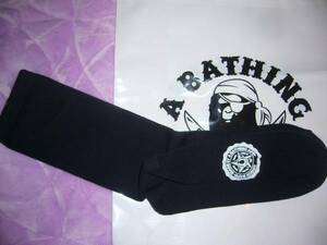 ★新品未使用・★Ａ ＢＡＴＨＩＮＧ ＡＰＥ★靴下★黒★サイズフリー★