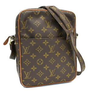 1円 ▼良品 LOUIS VUITTON ルイヴィトン ショルダーバッグ ダヌーブ 旧型 M3552 モノグラム キャンバス ブラウン▼E.Cmp.s1-21