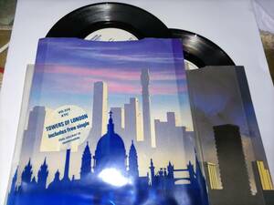 XTC / TOWERS OF LONDON フリーシングル付き　VS372 UK PRESS