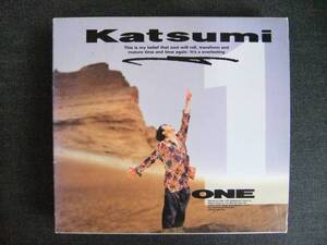 CDアルバム-3　　KATSUMI　　ONE　帯付き　フォトブック付