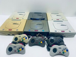 セガ SEGA SATURN セガサターン 本体 6台 レトロゲーム, 5台 コントローラ 希少品 動作未確認 (J-11)