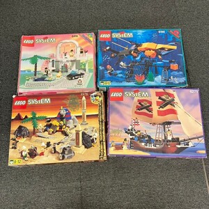 G030-O18-4463 LEGO レゴ ブロック 玩具 SYSIEM まとめ 4点 セット 6190 6271 6416 5978 南海の勇者シリーズ 他 外箱/説明書付き おもちゃ