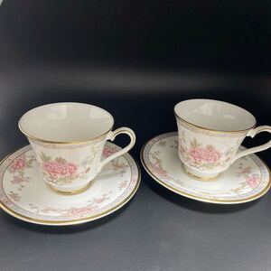 【超希少】美品　ROYAL DOULTON ロイヤルドルトン カップ＆ソーサー CANTON カントン 2客 食器 陶磁器