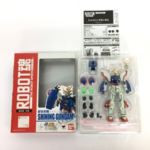 ○【同梱不可】【中古】バンダイ ロボット魂 No.178 SIDE MS GF12-017NJ シャイニングガンダム 現状品