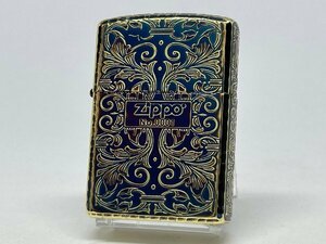 送料無料 ZIPPO[ジッポー]アーマー 5面アラベスク コーナーリューター ゴールドいぶし 162GI-Z5KARART