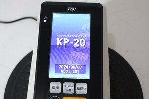 F5431【印字OK!現状品】印字OK！TEC/東芝テック ラベルプリンター（KP-20-AC2-R) ACなし