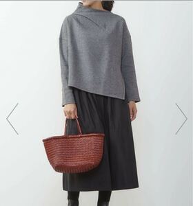 美品　PLAIN PEOPLE プレインピープル グログランフレアスカート