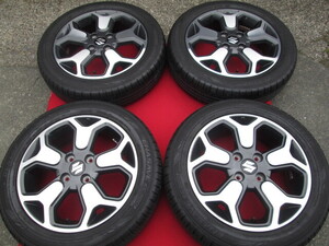 ★美品 バリ山 スズキ MR52 ハスラー純正タイヤセット エブリィ Kei ソリオ などに 165/60R15