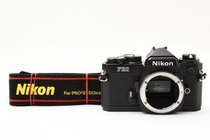 #3656 ニコン Nikon FE2 SLR Film Camera Black Body 一眼レフ フィルムカメラ [動作確認済]