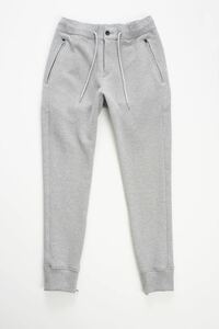 【AKM】エイケイエム RIB SWEAT PANTS TYPE-R 裾ジップ リブ スウェット ジョガー パンツ XL グレー 美品 定価45000円程度