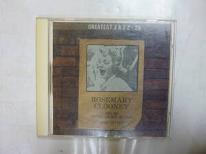 CDアルバム ジャズ[ ROSEMARY CLOONEY ローズマリー・クルーニー ]GREATEST JAZZ 12曲 送料無料