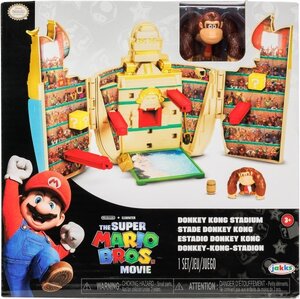 ザ・スーパーマリオブラザーズ・ムービー ドンキーコング フィギュア プレイセット THE SUPER MARIO BROS. MOVIE DONKEY KONG STADIUM