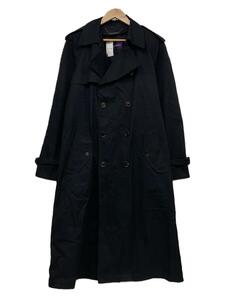 RALPH LAUREN◆PURPLE LABEL/トレンチコート/M/コットン/BLK//