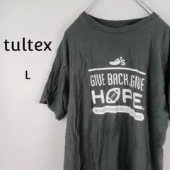 tultex　US古着　半袖　Tシャツ　L　ブラック　HOPE CHAMPION