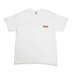 RIPPER POCKET S/S TEE　ローラーマガジン　リッパーマガジン　サイズL　ポケットTシャツ　白　ホワイト