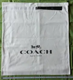 コーチ COACH ラッピングコットン巾着袋 ホワイト (XＬ)　1枚