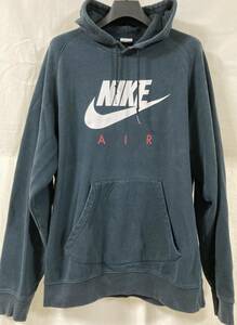 W-113 \400即決セール USA輸入本場アメリカンカジュアル古着 NIKE 紺のパーカー　L (US-FIT)