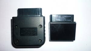 41110-5　ジャンク　PlayStation　HORI　DVD/CD　REMOTE CONTROLLER　+　SONY　IR RECEIVER　SCPH-10160　プレイステーション　レシーバー